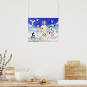 Poster Dieu Jésus Bible Angel Chrétienté religion (Cuisine)