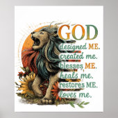 Poster Dieu M'A Conçu... (Devant)