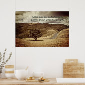 Poster "Dieu Ne Vous Quittera Jamais, Ni Ne Vous Fera Fau (Cuisine)