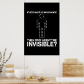 Poster dieu nous a fait à son image, pourquoi ne sommes-n (Cuisine)