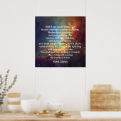 Poster Dieu par Kahlil Gibran (Cuisine)