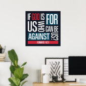 Poster Dieu pour nous (Bureau à domicile)