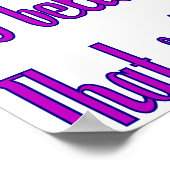 Poster Dieu Pourpre L'a Dit (Coin)