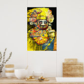 Poster Dieu précolombien (Cuisine)