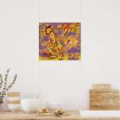 Poster Dieu précolombien des oiseaux (Cuisine)