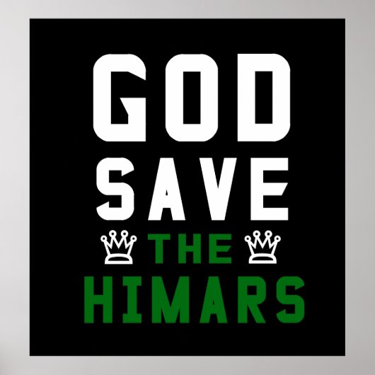 Poster Dieu sauve les himars (Devant)