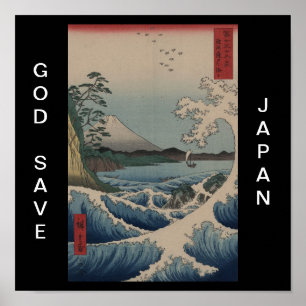 POSTER DIEU SAUVER LE JAPON