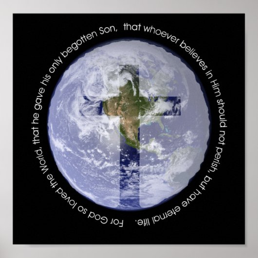 Poster Dieu si aimé le monde (Devant)