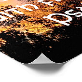 Poster Dieu sois miséricordieux verset biblique Psaume 67 (Coin)