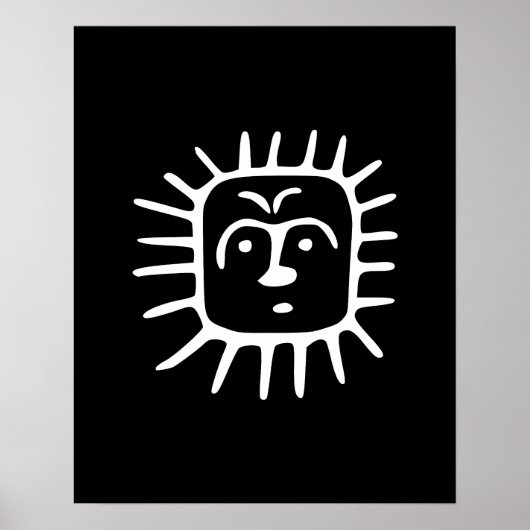 Poster Dieu Soleil des royaumes anciens (Devant)