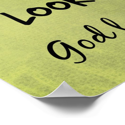 Poster Dieu t'aime Citation chrétienne (Coin)