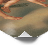 Poster Dieux dansant dans les nuages avec des déesses Bri (Coin)