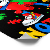 Poster Différent Pas Moins Puzzle Dabbing de sensibilisat (Coin)