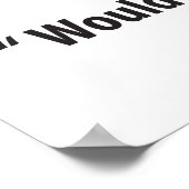 Poster Différentes Priorités, Situation Drôle lors d'un R (Coin)