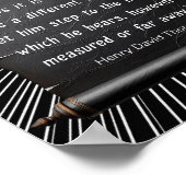 Poster Différents Devis de batteur Thoreau Series 1 (Coin)