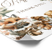 Poster DIFFÉRENTS Raffle SIGNE Hiver Aquarelle Animaux (Coin)