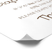 Poster DIFFÉRENTS Raffle Signe Teddy Bébé local (Coin)