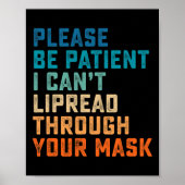 Poster Difficile d'oreille ASL Signal Auditif Handicapé S (Devant)