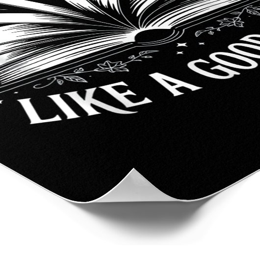 Poster Diffuser Ces Pages Comme Une Bonne Fille (Coin)