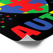 Poster Diffuser La Sensibilisation sur l'autisme Et Montr (Coin)