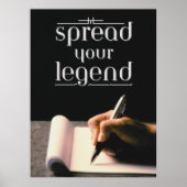 Poster Diffuser votre légende (Devant)