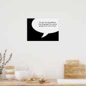 Poster diffusion des griefs fête citations (Cuisine)