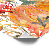 Poster DIGITAL 19e anniversaire Citrouille Fleur sauvage  (Coin)