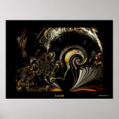 Poster Digital Abstrait Art Lavish (Devant)