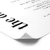 Poster Digital Bold Modern Mariage Bar Menu Sign (Coin)