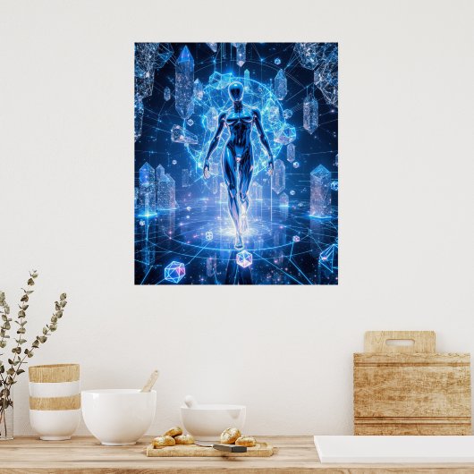 Poster Digital Genesis: The Birth of Virtual Humanity (Cuisine)