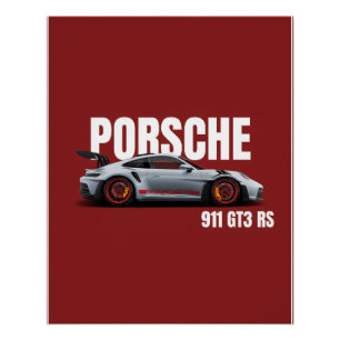 Poster digital Porsche 911 GT3 RS 