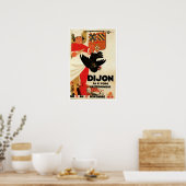 Poster Dijon Poulet Vintage (Cuisine)
