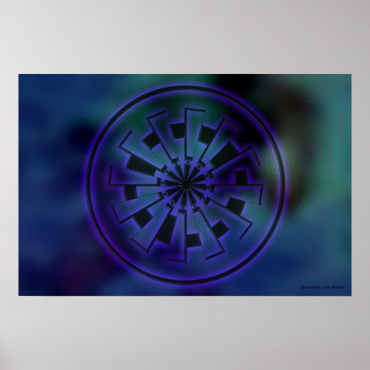 Poster Dilation du temps gravitationnel (Devant)