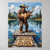 Poster Dilemme au quai : Sasquatch et l'élan (Devant)