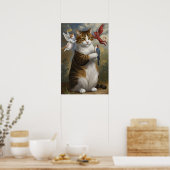 Poster Dilemme morale de chat (Cuisine)