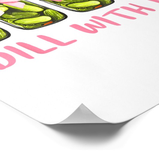 Poster Dill Avec Elle Canne Pickle Coquette Bows Femme Gi (Coin)