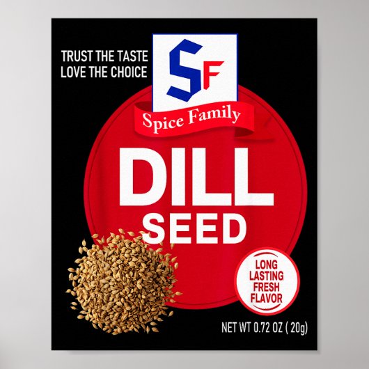 Poster Dill Seed Halloween Sce Costume Group Matching (Devant)