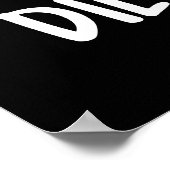 Poster Dill With It Funny Dill Picket Pun Dark BG (Coin)