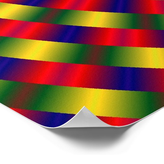 Poster d'illusion optique fractale (Coin)