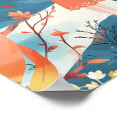Poster d'illustration de couple chinois moderne (Coin)