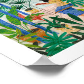 Poster d'illustration de la fille en serre (Coin)