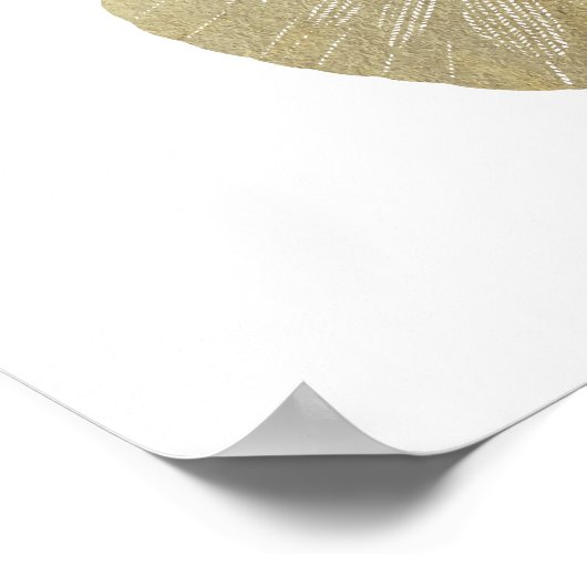 Poster d'illustration de l'aile à papillon d'or (Coin)