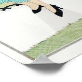 Poster d'illustration de mode vintage (Coin)