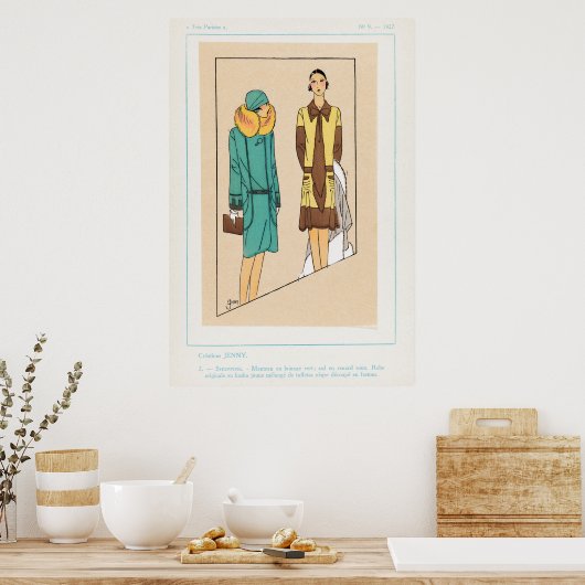 Poster d'illustration de mode vintage (Cuisine)