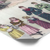 Poster d'illustration de mode vintage (Coin)