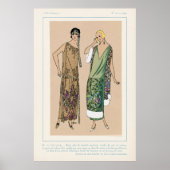 Poster d'illustration de mode vintage (Devant)