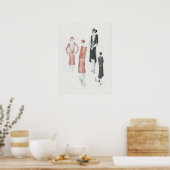 Poster d'illustration de mode vintage (Cuisine)