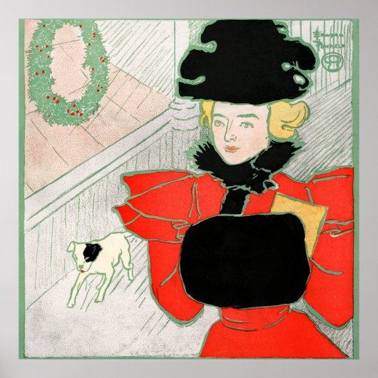 Poster d'illustration de mode vintage (Devant)