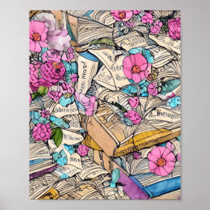 Poster d'illustration du fichier de livre chic Sha