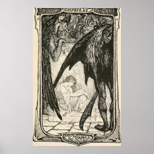 Poster d'illustration du livre Dark Vintage Fairy (Devant)